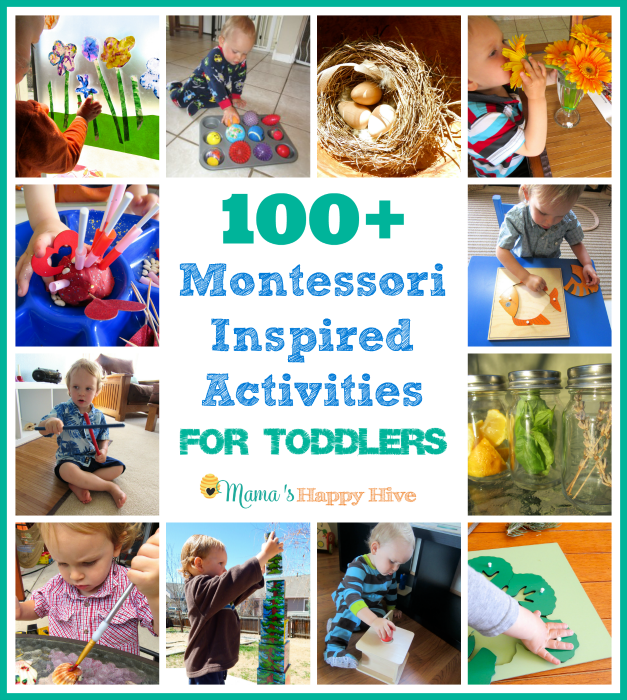 100 Montessori Activities for Toddlers - Mama's Happy Hive